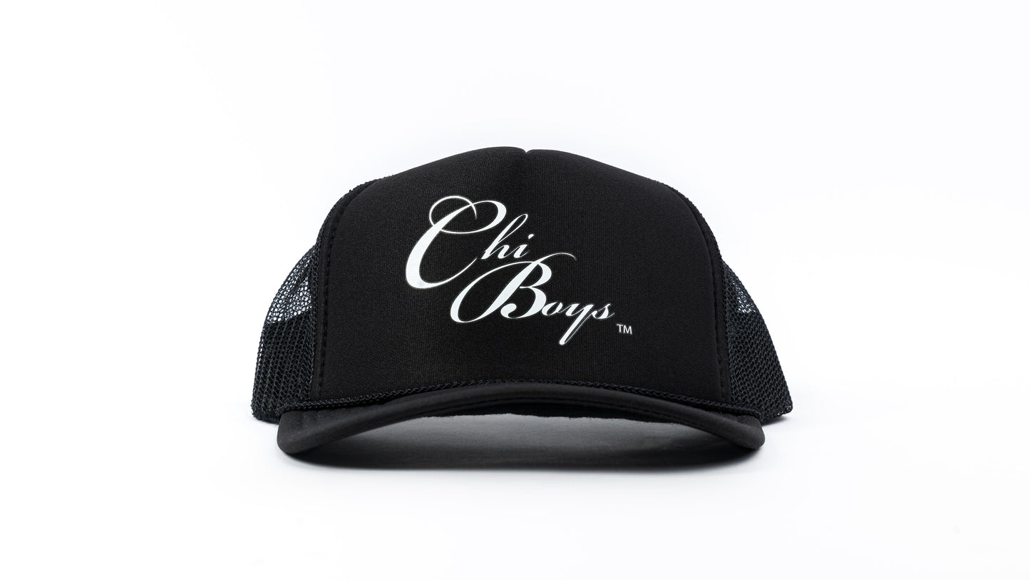 ChiBoys Logo Trucker (black)