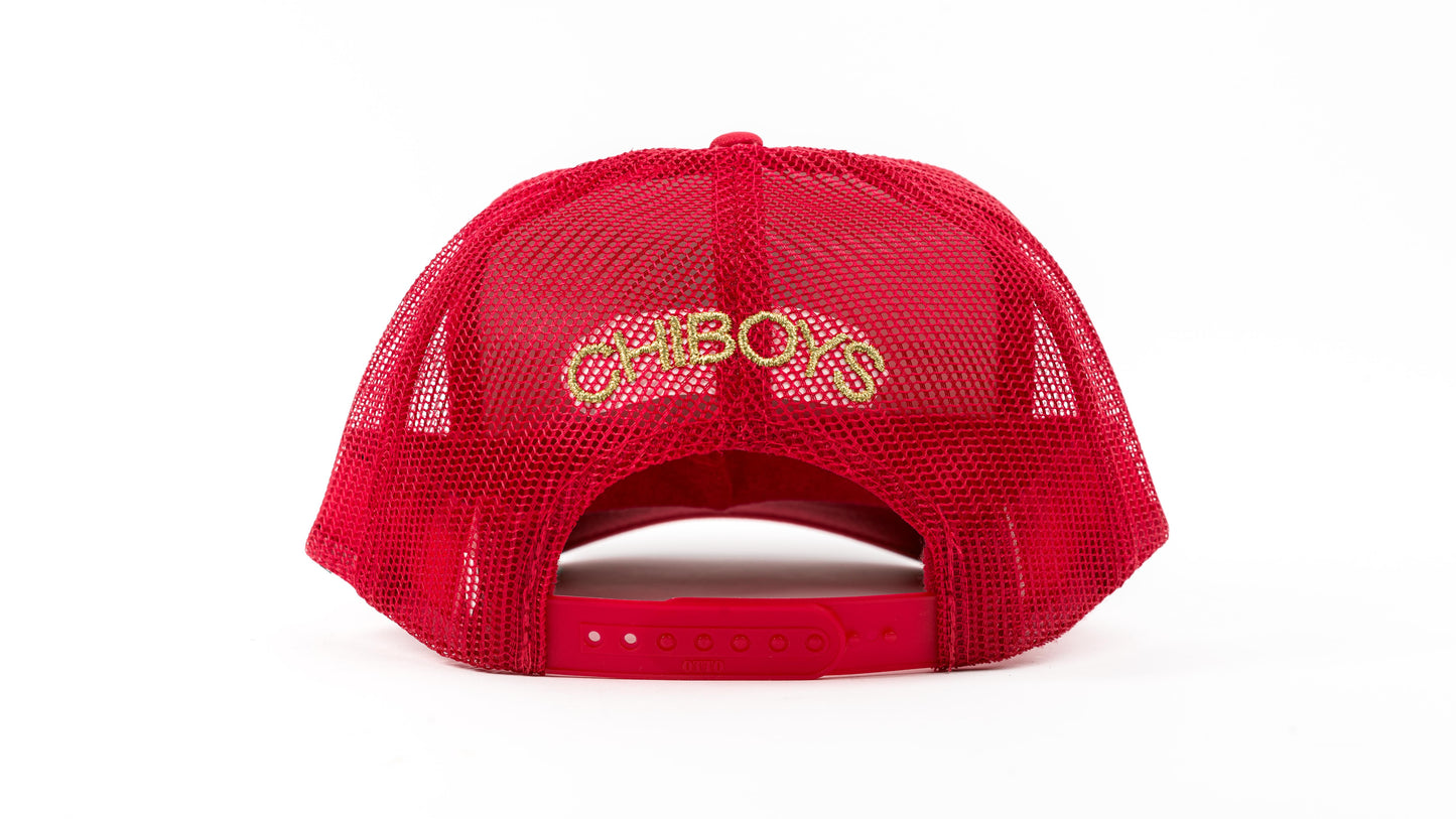 ChiBoys Logo Trucker (red)