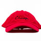 Classy Chicago dad hat (red)