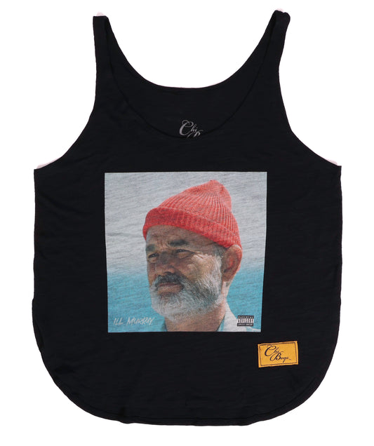 Bill Murray Tank Tee Woman's Cut (Black)