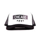 Chicago Block Trucker Hat (White/Black)