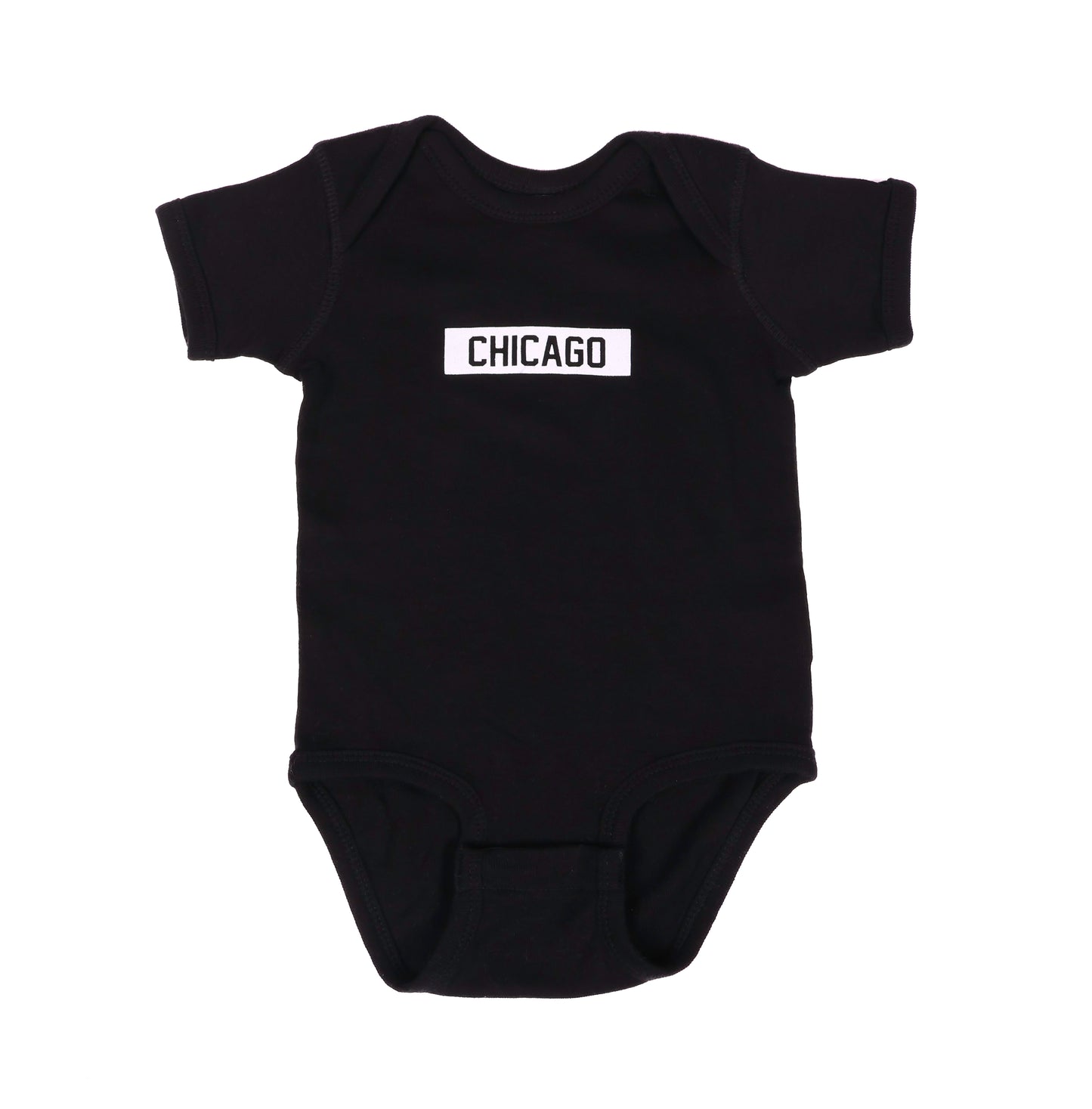 Chicago Block Onesie (Black)