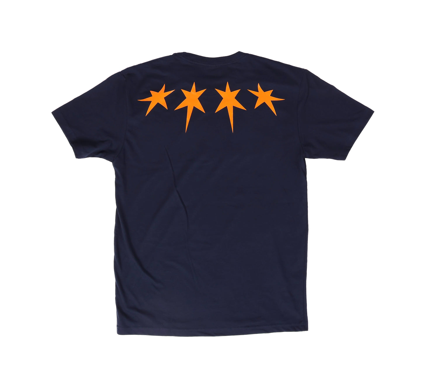 Chicago Block Tee (Navy/Orange)