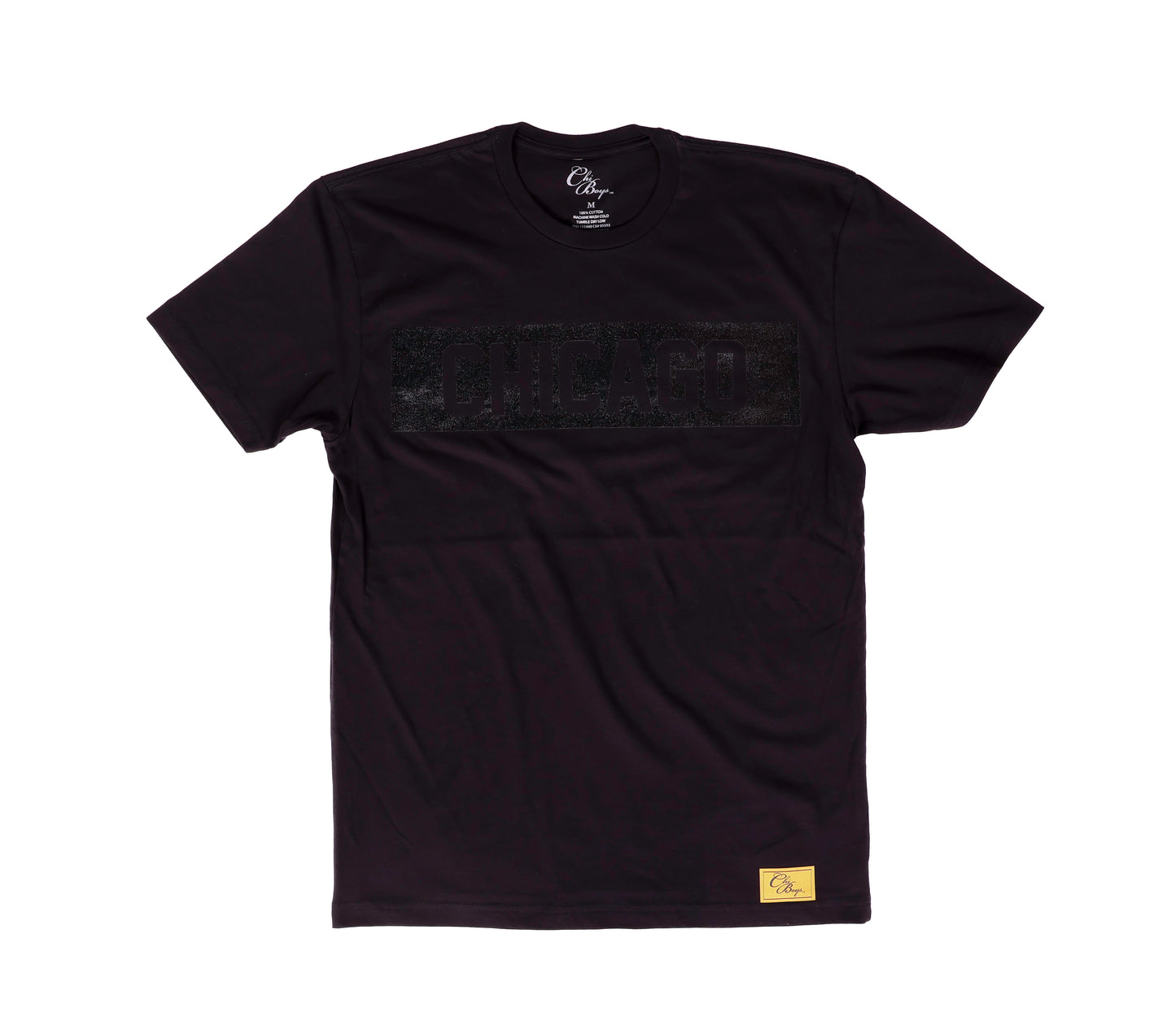 Chicago Block Tee (Blacked Out)