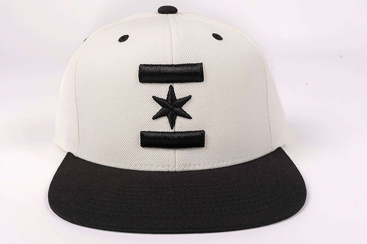 We Are One Star Snapback (Marshmallow and Black)