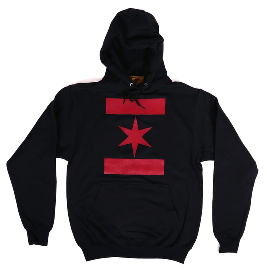 We Are One Star Hoodie (Black/Red)