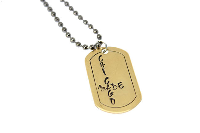Military Brass Dog Tags
